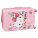 Hello Kitty Różowa walizka w twardej obudowie, walizka na kółkach 76,5 x 50 x 28,5 cm