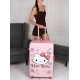 Hello Kitty Różowa walizka w twardej obudowie, walizka na kółkach 76,5 x 50 x 28,5 cm