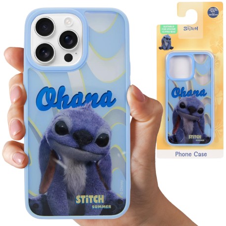 Disney Stitch Niebieskie Etui na telefon Apple Iphone 15 PRO MAX, case, PLECKI na telefon