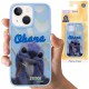 Disney Stitch Niebieskie Etui na telefon Apple Iphone 13/14/15, case, PLECKI na telefon