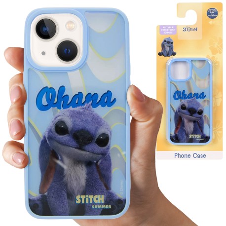 Disney Stitch Niebieskie Etui na telefon Apple Iphone 13/14/15, case, PLECKI na telefon