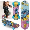 DISNEY Stitch Dziecięca deskorolka deska 17", antypoślizgowa, lekka, STABILNA do 20 kg