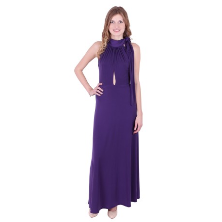 ASOS Elegancka, fioletowa sukienka maxi