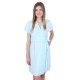 Aquamarine Short Sleeved & Side Tie Detail Midi Dress by John Zack