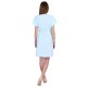 Aquamarine Short Sleeved & Side Tie Detail Midi Dress by John Zack