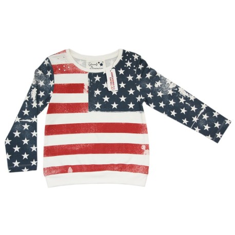 Bluza z motywem flagi USA PRIMARK