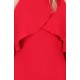 Red Frill, Cold Shoulder Mini Dress by John Zack