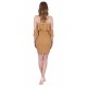 Beige Frill, Cold Shoulder Mini Dress by John Zack