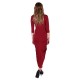 ASOS KARDASHIAN STYLE Burgundowa dopasowana sukienka