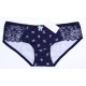 Women Cotton Navy Pyjamas Set T-shirt, Panties