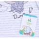 Grey, Bodysuit & Leggings & Bandana Bib Set For Baby Boys DUMBO DISNEY