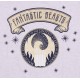 Fantastic Beasts Women's pyjamas, short sleeve beige and navy