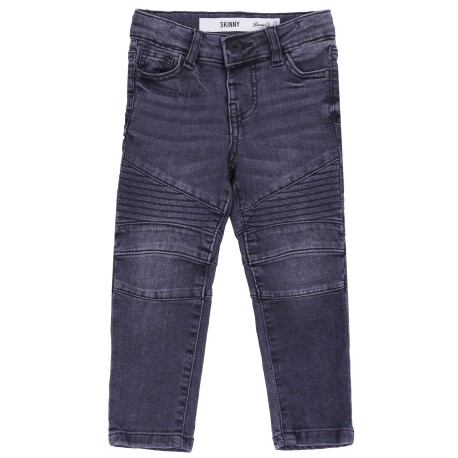 Szare jeansy z przeszyciami Denim Co