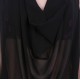 John Zack Black Thin Elegant Top