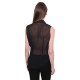 John Zack Black Thin Elegant Top