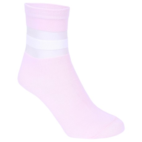 1 x baby pink socks with a mesh