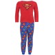 Red Top & Blue Bottoms Pyjama Set For Boys Superhero Superman DC COMICS