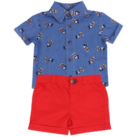 T-Shirt + rote Shorts Mickey Maus DISNEY