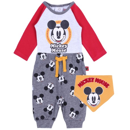 Body + spodnie + śliniak Myszka Mickey DISNEY