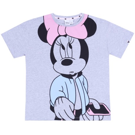 Szara koszulka, t-shirt Myszka Minnie DISNEY