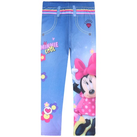 Kolorowe leginsy, getry Myszka Minnie DISNEY