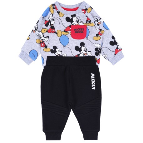 Szaro-czarny dres Myszka Mickey DISNEY