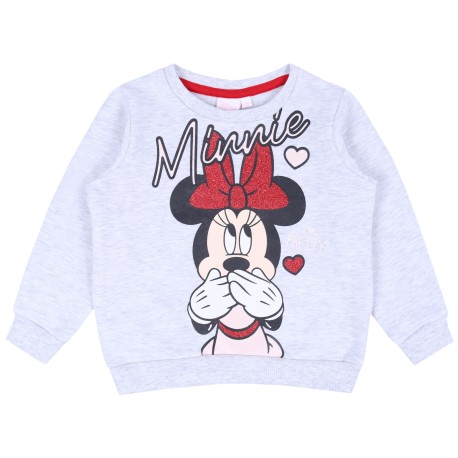 Szara dziewczęca bluza Myszka Minnie DISNEY