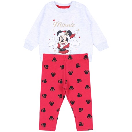 Świąteczna bluza + getry, legginsy Minnie DISNEY