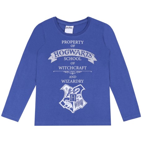 Niebiesko-srebrna bluzka HOGWARTS Harry Potter