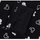 Czarno-srebrne, ocieplane legginsy MICKEY Disney