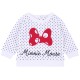 Kremowa bluza w kropki+getry Minnie Mouse Disney