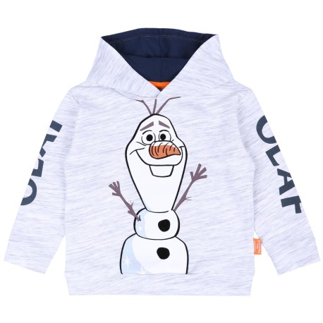 Szara melanżowa bluza z kapturem OLAF Disney