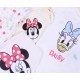 Żółto-biały komplet niemowlęcy w kwiatki Minnie Disney