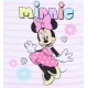 Różowy komplet niemowlęcy w paski Myszka Minnie Disney