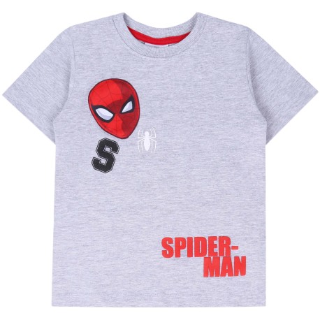 Szara, chłopięca koszulka/t-shirt  na krótki rękaw Spider Man