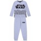 Grau-schwarzes Jungen-Pyjama Star Wars Disney