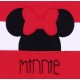 Rotes Mädchen-T-Shirt mit Motiv von Minnie Mouse  DISNEY