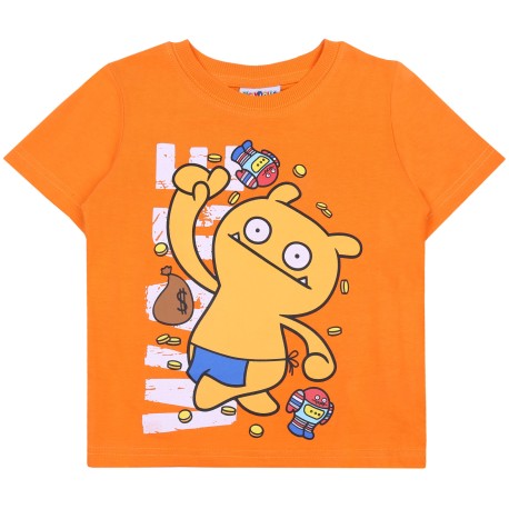 Orangefarbiges T-Shirt für Jungen THE UGLY DOLLS