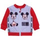 Czerwono-szary niemowlęcy dres MICKEY Disney