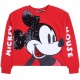 Czerwona bluza z długim rękawem Myszka Mickey DISNEY