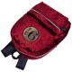 Dunkelroter Rucksack aus Velours Harry Potter