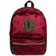 Dunkelroter Rucksack aus Velours Harry Potter