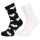 Primark Two Pack Warm White Black Socks