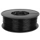 Czarny filament PLA (drut) do drukarek 3D