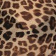 Camicetta ariosa con spacchi, stampa leopardo John Zack