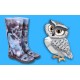 Hawai Lady Exclusive Demar Owl Multicolour Wellies Wellingtons