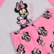 DISNEY Myszka Minnie piżama dziewczęca długie rękawy, różowa szara