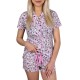 Pink Top & Shorts Pyjama Set For Ladies MINNIE MOUSE DISNEY