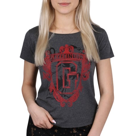 Siemnoszary t-shirt damski GRYFFINDOR Harry Potter