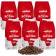 LAVAZZA Rossa- Mieszanka palonych ziaren kawy arabica i robusta, kawa ziarnista 1 kg